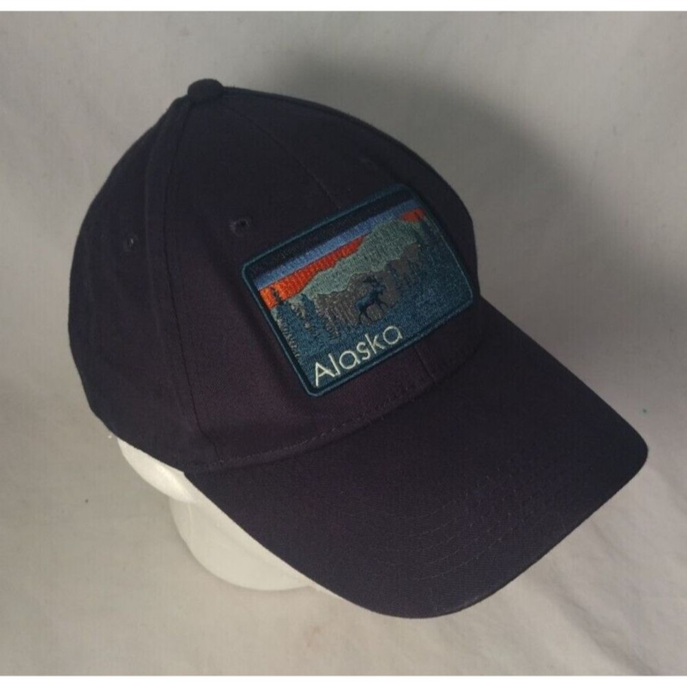Alaska Moose Patch Adjustable Snapback Hat/Cap-EXCELLENT!